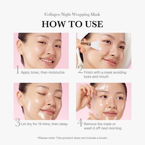 medicube Wrapping Mask Collagen — Overnight Peel-Off Facial Mask