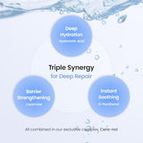 BIODANCE Hydro Cera-nol Real Deep Mask, Hydrating Overnight Hydrogel Face Mask, Moisturizing, Redness Reducing, Quick Soothing, After Sun Care, Sunburn Relief, Korean Skin Care |1.19oz(34g) x4ea