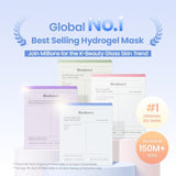 BIODANCE Hydro Cera-nol Real Deep Mask, Hydrating Overnight Hydrogel Face Mask, Moisturizing, Redness Reducing, Quick Soothing, After Sun Care, Sunburn Relief, Korean Skin Care |1.19oz(34g) x4ea