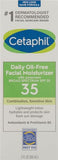 Cetaphil Daily Oil-Free Facial Moisturizer with Sunscreen, SPF 35, Fragrance Free, 3 fl oz (88 ml)