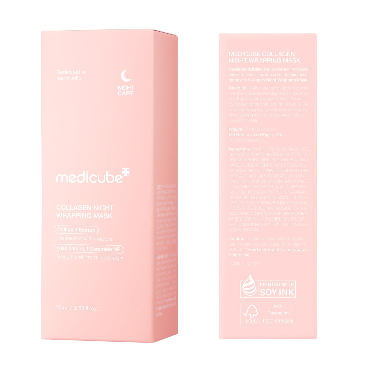 medicube Wrapping Mask Kojic Acid Turmeric- Overnight Peel Off Facial Mask