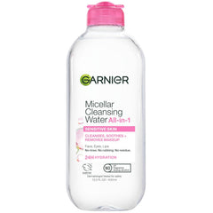 Garnier Micellar Water Hydrating Facial Cleanser & Makeup Remover – Sensitive Skin, Vegan