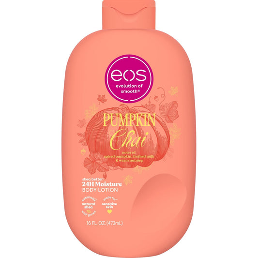 eos Pumpkin Chai Shea Better Body Lotion - 24H Moisture, 16 fl oz