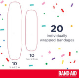 BAND-AID Brand Flexible Fabric Adhesive Bandages, Assorted Sizes, 30 Count