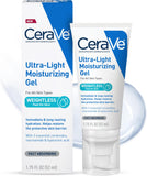 CeraVe Ultra-Light Moisturizing Gel, Niacinamide Face Moisturizer, 1.75oz