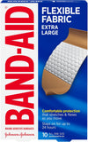 BAND-AID Brand Flexible Fabric Adhesive Bandages, Assorted Sizes, 30 Count