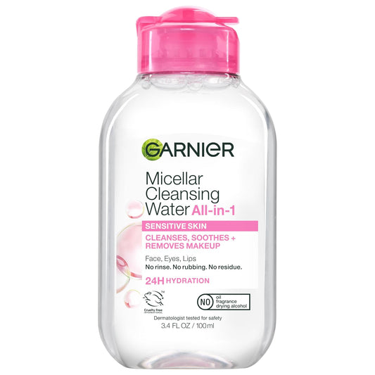 Garnier Micellar Water Hydrating Facial Cleanser & Makeup Remover – Sensitive Skin, Vegan