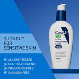 CeraVe PM Facial Moisturizing Lotion, Skin Care for Dry Skin, Oil-Free, 3oz
