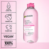 Garnier Micellar Water Hydrating Facial Cleanser & Makeup Remover – Sensitive Skin, Vegan