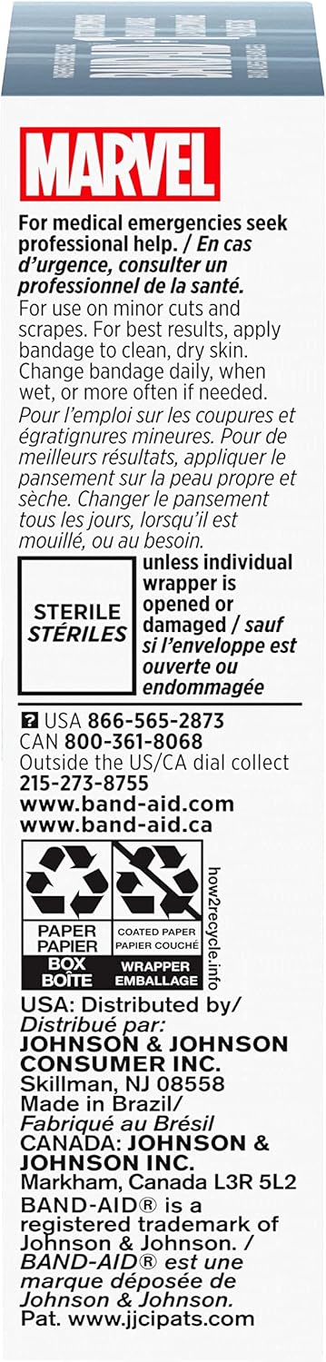 BAND-AID Brand Flexible Fabric Adhesive Bandages, Assorted Sizes, 30 Count