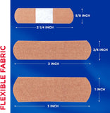 BAND-AID Brand Flexible Fabric Adhesive Bandages, Assorted Sizes, 30 Count