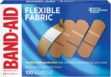 BAND-AID Brand Flexible Fabric Adhesive Bandages, Assorted Sizes, 30 Count