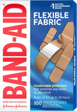 BAND-AID Brand Flexible Fabric Adhesive Bandages, Assorted Sizes, 30 Count