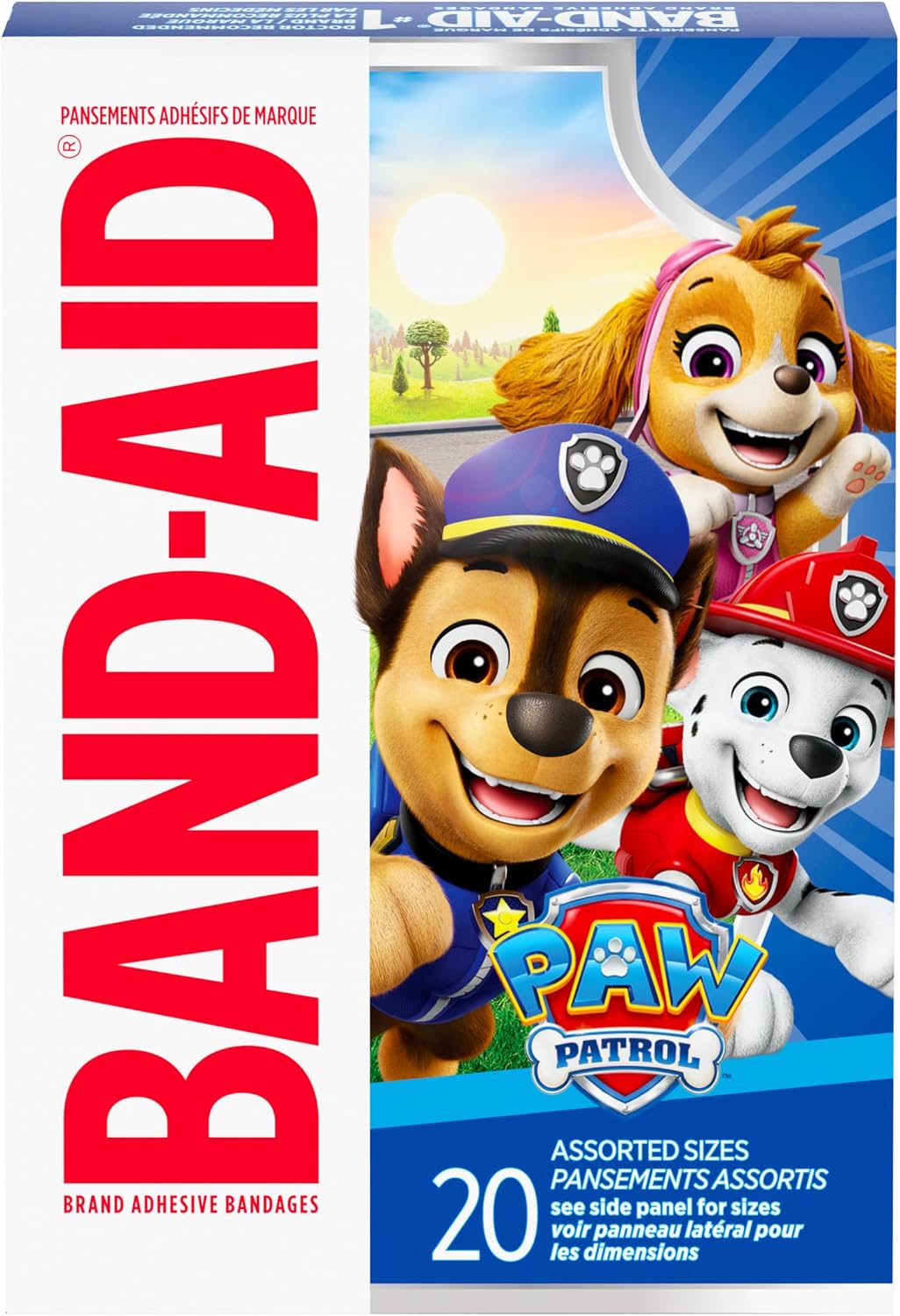 BAND-AID Brand Flexible Fabric Adhesive Bandages, Assorted Sizes, 30 Count
