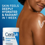 CeraVe Moisturizing Cream, Face Body Moisturizer, Normal to Dry Skin, 8 Fl Oz
