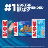 BAND-AID Brand Flexible Fabric Adhesive Bandages, Assorted Sizes, 30 Count