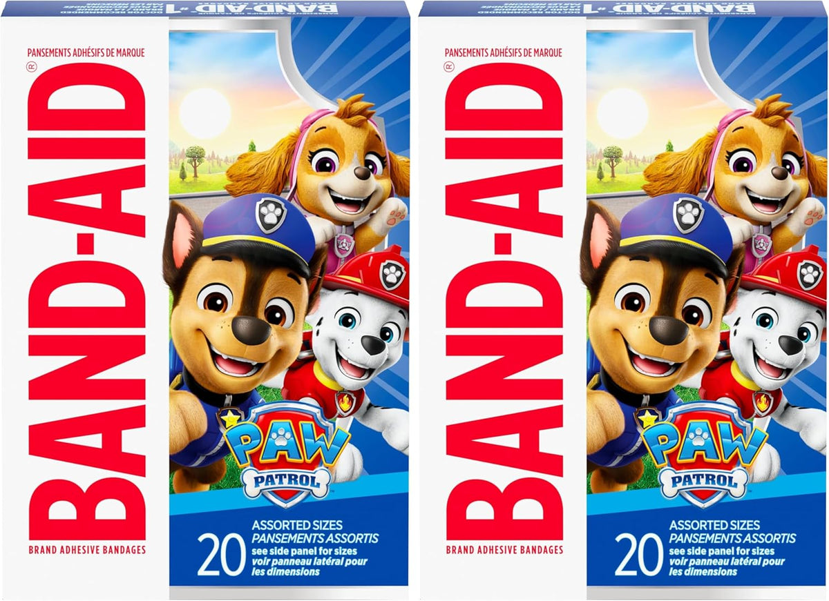 BAND-AID Brand Flexible Fabric Adhesive Bandages, Assorted Sizes, 30 Count