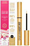 Grande Cosmetics Lash MD serum packaging and applicator on a white background
