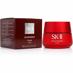 SK-II Skinpower Cream jar and box on a white background